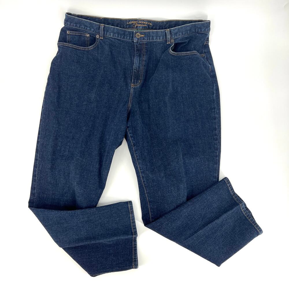 Vintage Womens Lauren Ralph Lauren Stretch Denim Jeans Size XXL **READ**